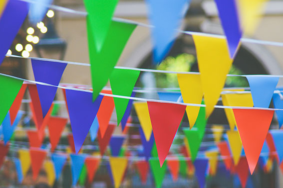 Bunting Photo by Chris Lawton on Unsplash