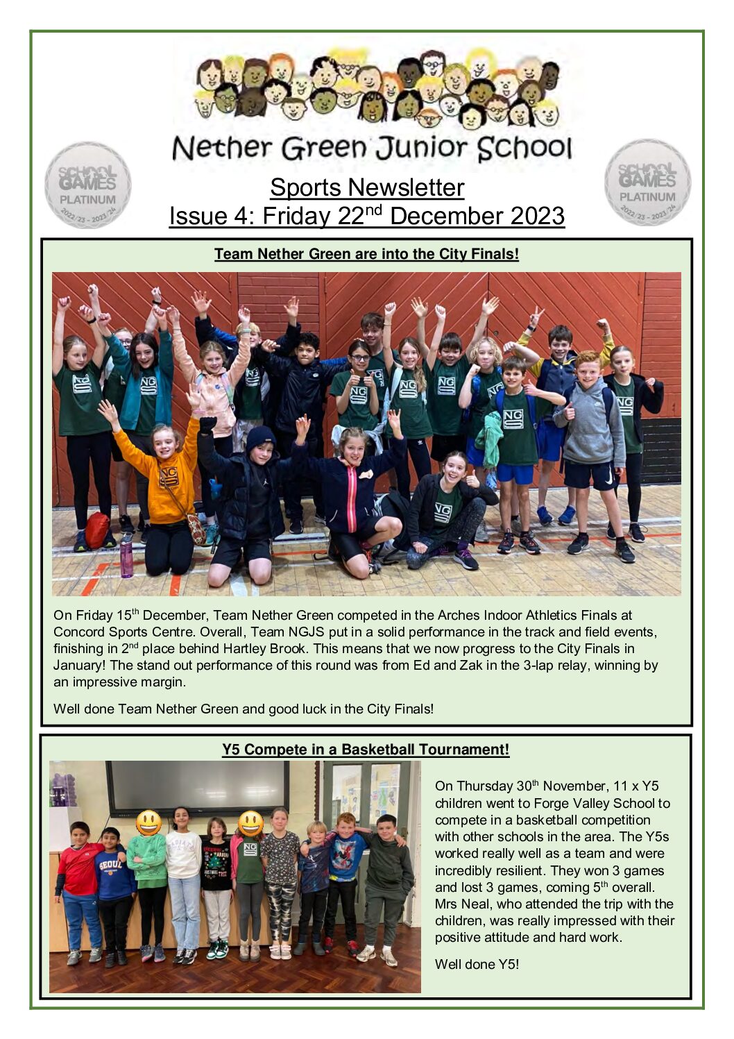 Sports Newsletter 4