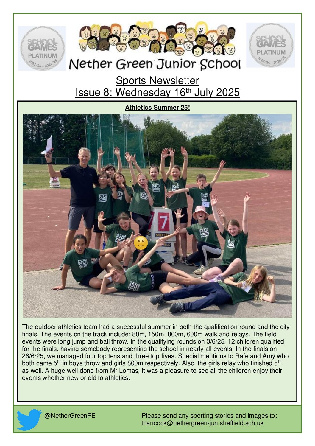 Sports Newsletter 8