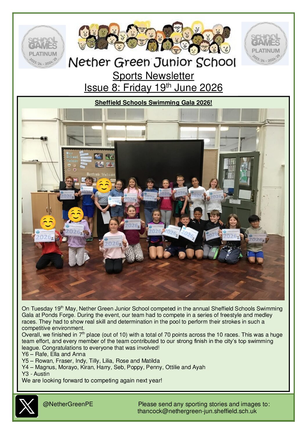 Sports Newsletter 8