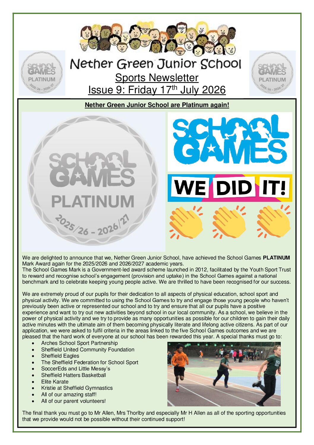 Sports Newsletter 9